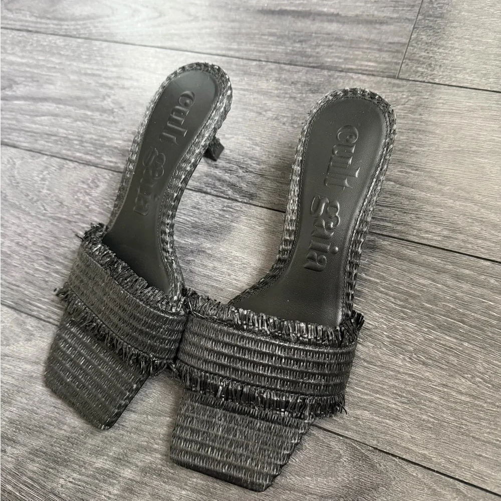 Cult Gaia Ada Black heels - Picture 1 of 8